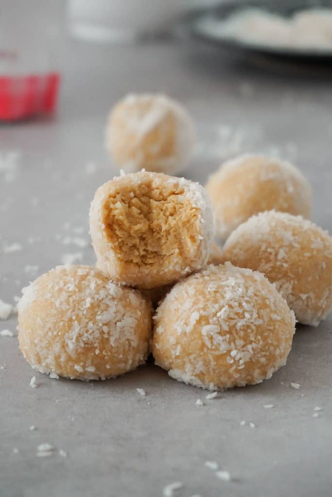 Easy Keto Peanut Butter Balls (Gluten-free) - Here To Cook