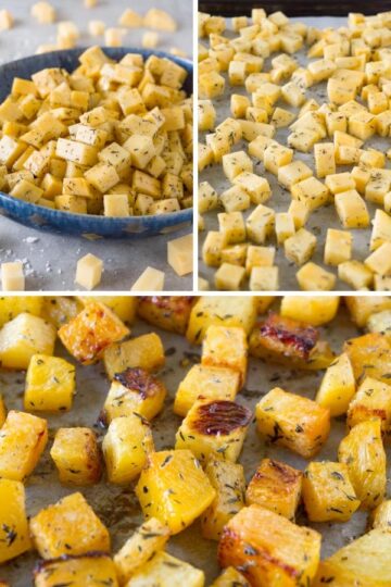 Oven roasted rutabaga recipe (Keto & Paleo & Gluten-free) - Here To Cook