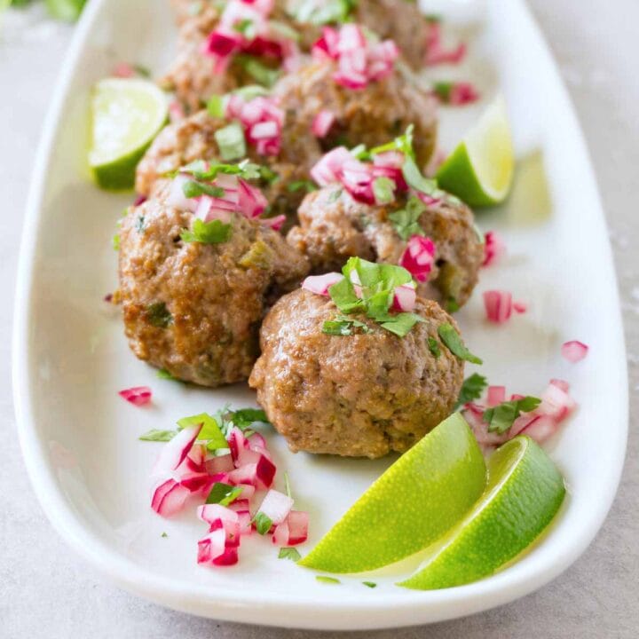 Low carb spicy meatballs recipe - Here To Cook