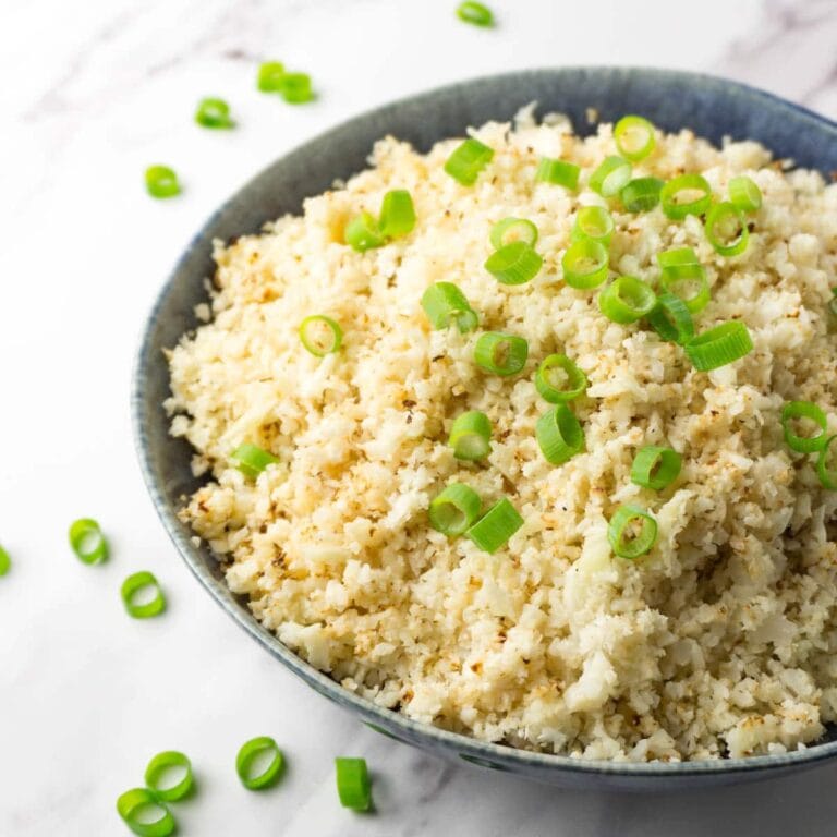 Low carb keto cauliflower rice Here To Cook