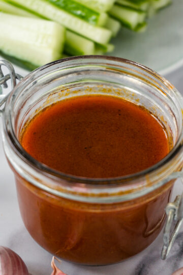 Keto buffalo sauce (Gluten-free & Sugar-free) - Here To Cook