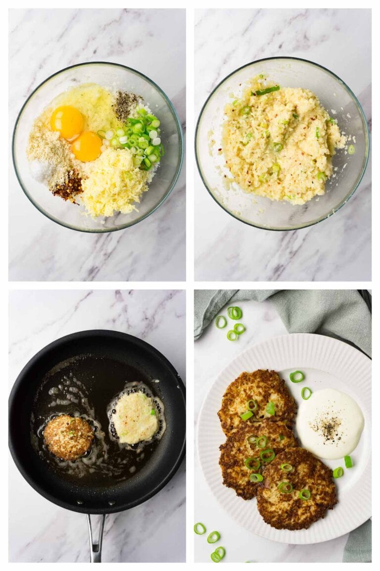 Keto cauliflower hash browns Here To Cook