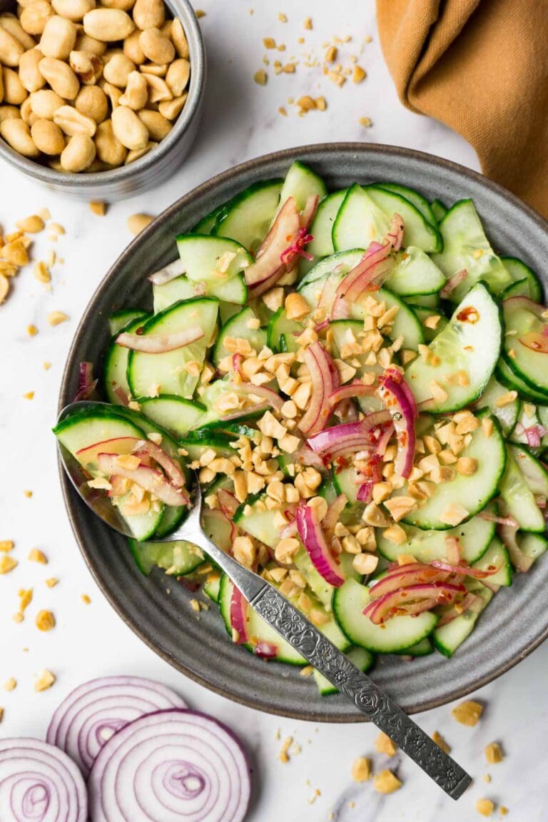 Keto cucumber salad Here To Cook